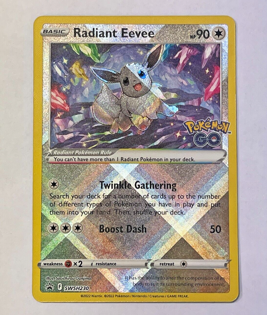 Pokemon TCG Radiant Eevee SWSH Black Star Promos SWSH230 Holo