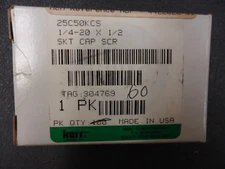 25C50KCS Kerr Lakeside Screw 1/4-20  x 1/4" BO SHCS NEW! (Box of 60)