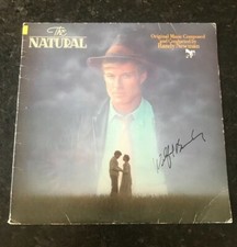 * WILFORD BRIMLEY * signed soundtrack album * THE NATURAL * COA * 1