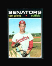 1971 Topps #167 TOM GRIEVE Rookie RC Senators NMMT