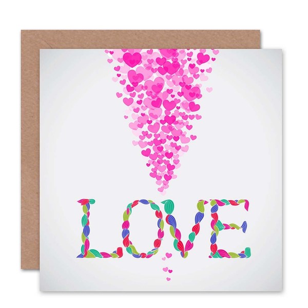 Liebe Herzen Brunnen Jahrestag Valentinstag Liebeskarte Valentinskarte-image