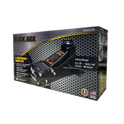 Black Jack T830023W 3 Ton Garage Jack Dual Piston Black | eBay