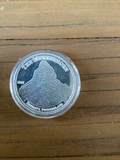The Matterhorn 1 Troy Ounce Ounce .999Fine Silver Coin MintCondition
