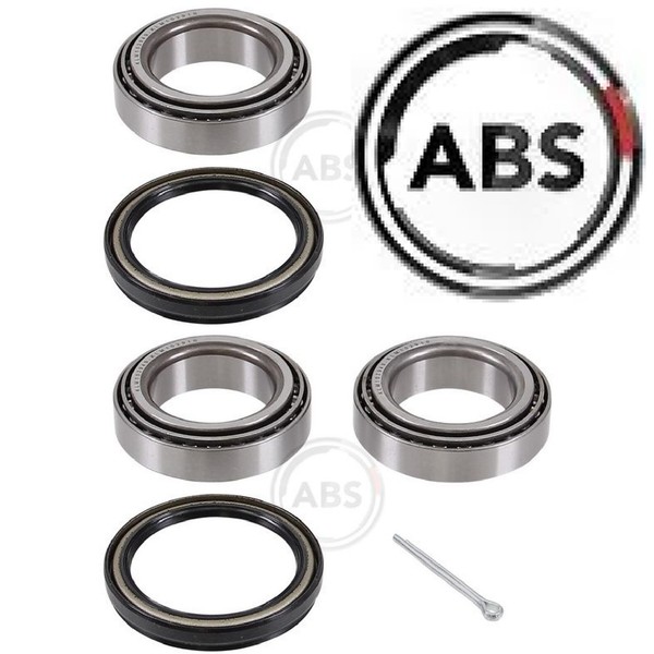 2X Radlagersatz A.B.S. 200229 2 Radlager Satz Links Rechts Vorderachse-image