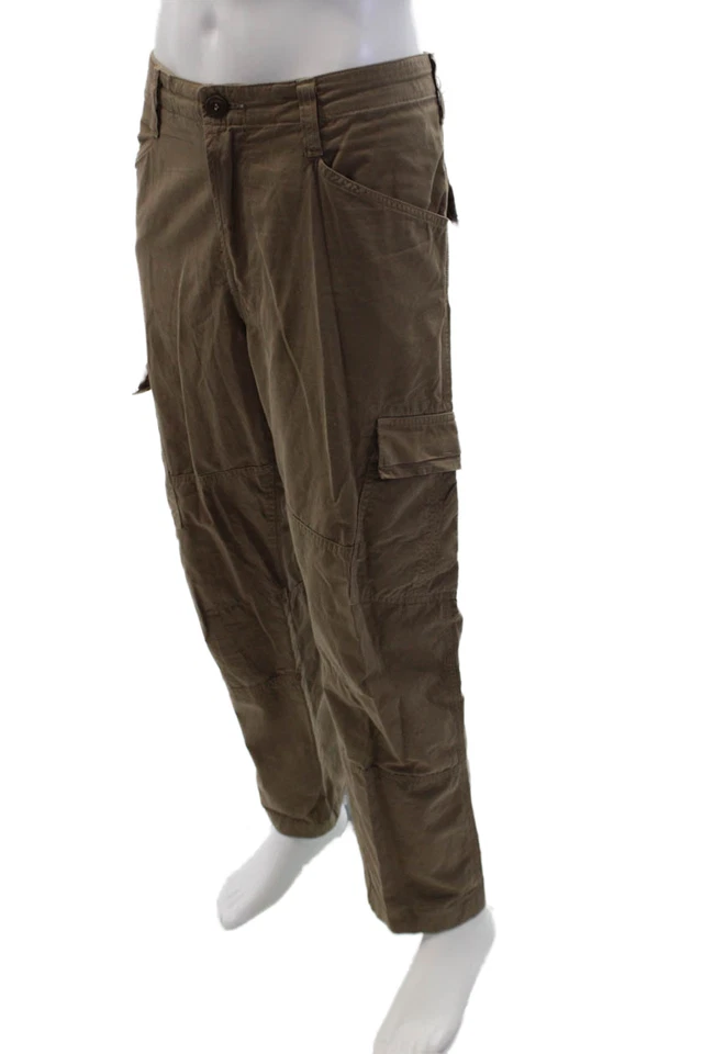 J Brand мужской хлопок Russet прямые штанины грузовые брюки коричневый размер 38 - Изображение 2 из 4