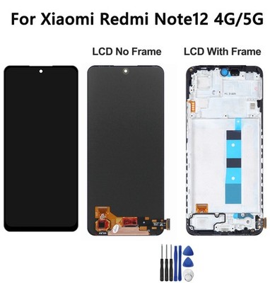 OLED LCD Touch Screen Digitizer Assembly+Tool For Xiaomi Redmi Note12 4G/5G Part