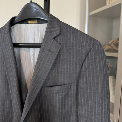 Brooks Brothers Explorer Regent Fit Grey Wool Pinstripe 2 Pc Suit
