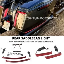 For CVO Road Glide Street Glide Saddlebag Tail Light Running Brake Turn Signals