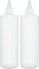 Brightfrom Condiment Squeeze Bottles, 16 Oz Empty Squirt Bottle With T