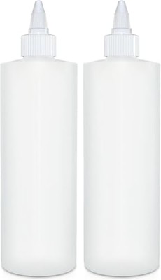 Brightfrom Condiment Squeeze Bottles, 16 Oz Empty Squirt Bottle With T