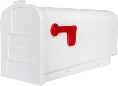 Architectural Mailboxes Parsons Plastic Post Mount Mailbox, Compatibility Code A