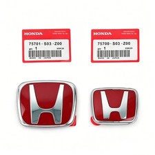 Front Rear Emblemfit For Honda Civic 1996-2000 Ek Type R 1992-1995 Accord Front Rear Emblemfit For Honda Civic 1996-2000 Ek Type R 1992-1995 Accord