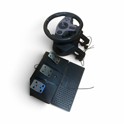 PXN V9 Racing Wheel Gaming Steering Wheel Set Used Tested Working