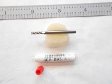NEW MICRO 100 USA 3/32" DIA. x 3/8" LOC x 1-1/2" L 4FL CC CARBIDE SQUARE ENDMILL
