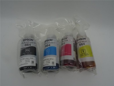 Original Epson 664 / T6641  Ecotank  Set 4 Farben für Epson L300 / L355 Series