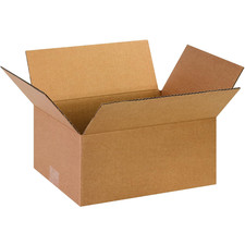 13 X 10 X 6 Corrugated Cardboard Boxes, Medium 13"L X 10"W X 6"H, Pack of 25 | S
