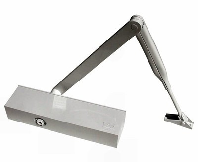 Türschließer Dorma TS 83 BC/ÖD, weiß RAL 9016, Montageplatte und Normalgestänge