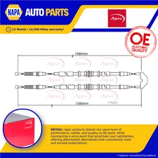 Handbrake Cable Rear Left or Right CAB1462 Apec Hand Brake Parking 13172730 New