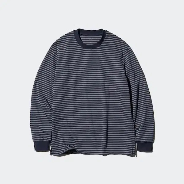 Unisex Airism Striped Long Sleeve T-Shirt - Pre-Owned