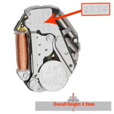 Original Miyota 2034, 3 Hands, Japan Quartz Movement