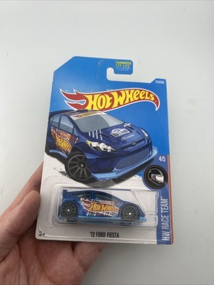 2017 Hot Wheels  12 Ford Fiesta Blue HW Race Team 4/5 Rally El Segundo NEW
