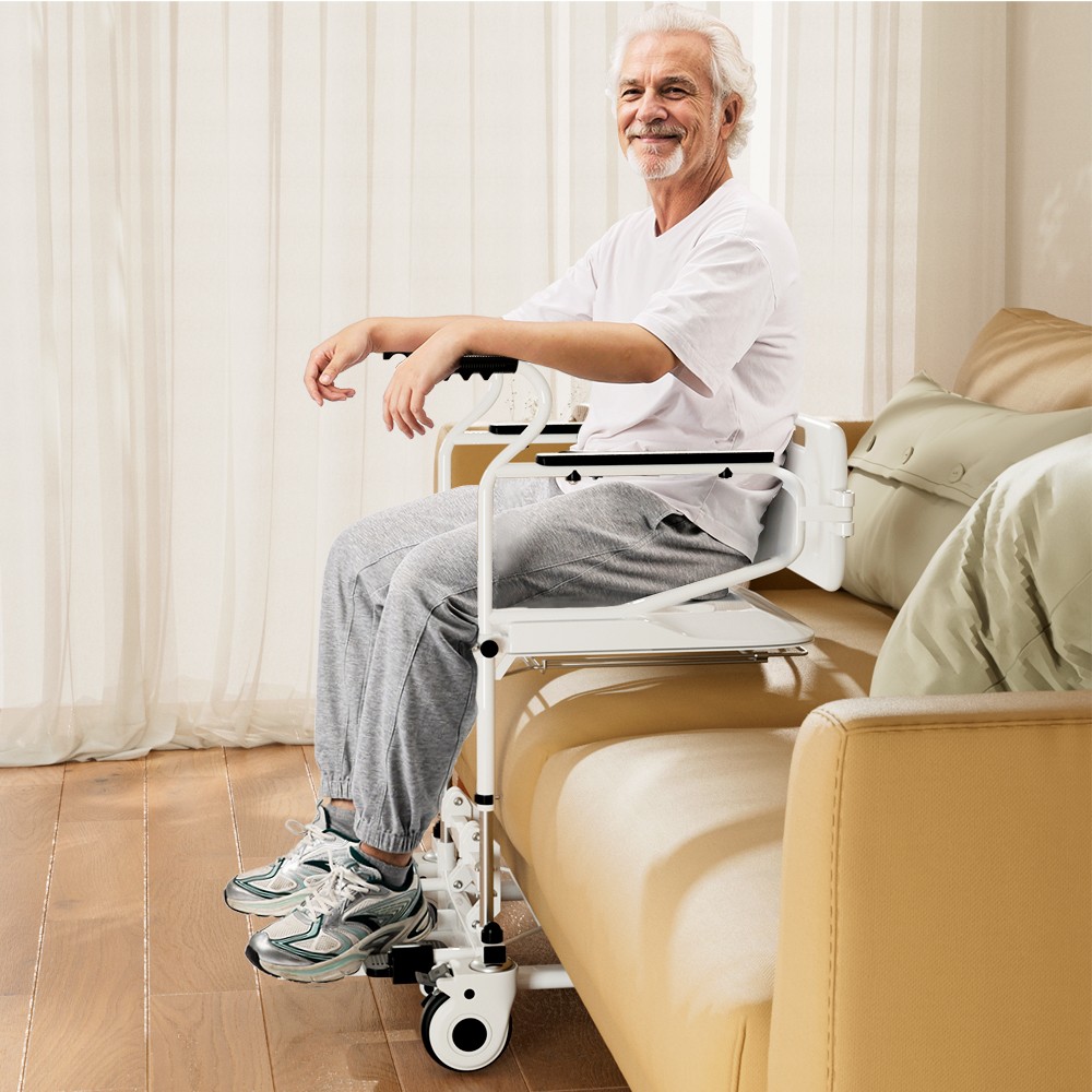 Patient Chair Transferred Lift Wheelchair Removable Split Type 250 lb`