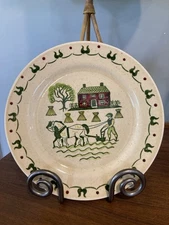 Vintage METLOX POPPYTRAIL Homestead Provincial Dinner Plate 10" Harvest
