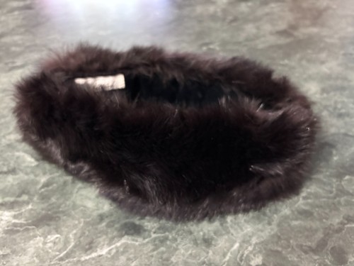 Vintage DITTRICH FURS of Detroit Dark Mink Adjustable Headband Ear Muff Unisex