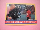Michael Jordan - 1990 NBA Hoops Playground Basketball card #382 - Bulls