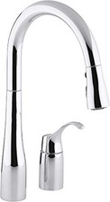 Kohler K-647-CP Kohler Simplice Pulldown Kitchen Faucet