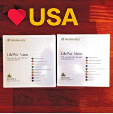 Nu Skin Lifepak Nano 2 Packs,120 packets,2 month supplement, Exp 01/2027