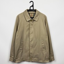 Burberrys Harrington Jacket Nova Check Lining VTG 80s Mens Regular Beige Size 48