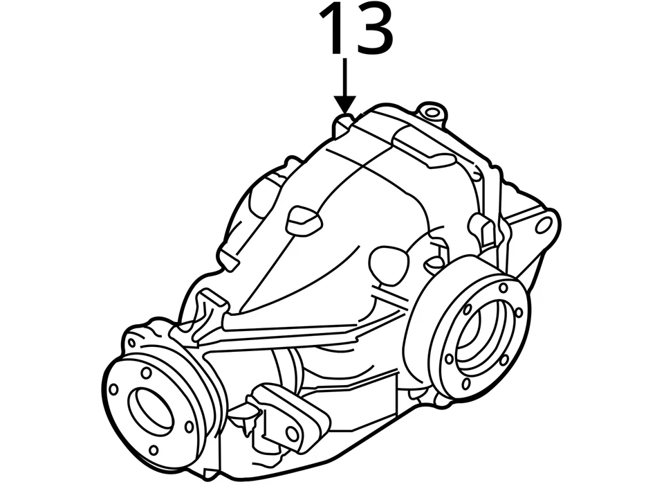 Carrier Xi AWD Rear Automatic Transmission Fits 03-05 BMW 325i 2573665 - Imagem 4 de 4