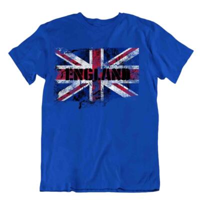 England Flagge T-Shirt Souvenir De Voyage Bluse Mode England Flagge Tshirt