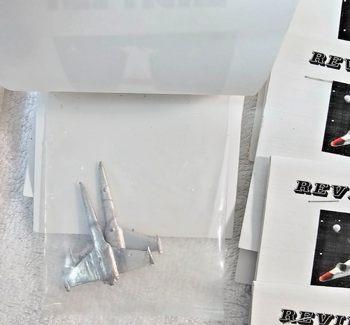 VTG Reviresco Sci-Fi Metal Starship Miniatures Lot of 20 UTF FLEET Spaceship NOS - Picture 10 of 11