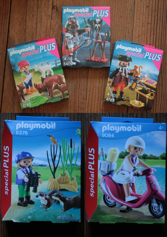Playmobil Special Plus Pirate 4783,Chevalier 5409, 5376, 9092, 5411, 5371, 5385