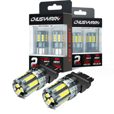 1800LM White 3157 LED Reverse Backup Light Bulbs for 2007-2017 Jeep Wrangler JK