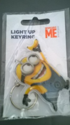 Despicable Me Minion Light-Up Keyring – Phone Bag Charm – Party Bag Favour – NEW With Tags - View #3