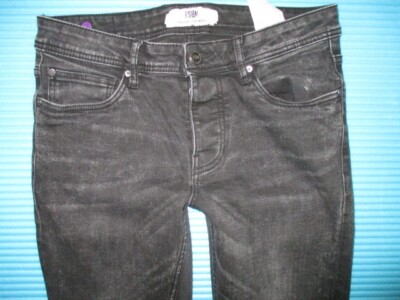 FSBN  Denim W32/L32 Herren Jeans black stretch
