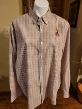 Cutter & Buck OSU Men's  Button Front Long Sleeve Shirt Size XL