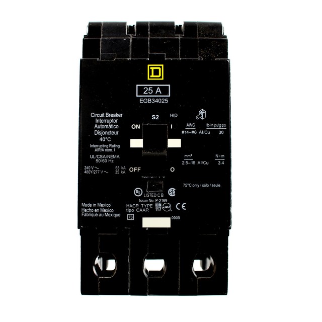 Interruptor Termomagnético Squared 125 Amp. Edb34125