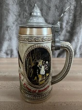 ANHEUSER-BUSCH LIDDED STEIN "D”  Series #20300 Aging & Cooperage -New