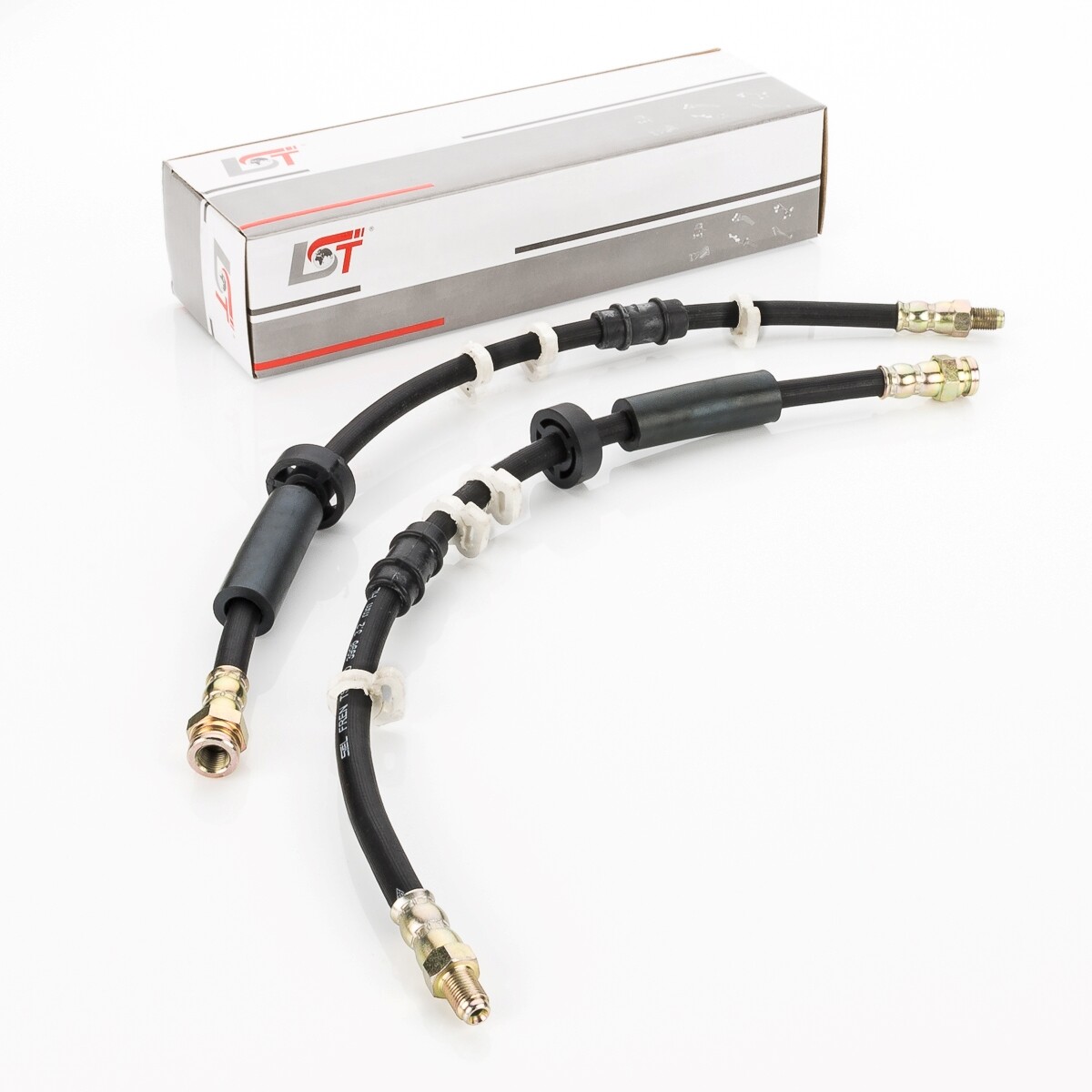 2x Brake Hose Brake Line for Peugeot Boxer 230P 230L ZCT Front 490mm