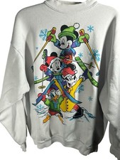 Vintage 1990  s Mickey Unlimited Jerry Leigh Christmas Sweatshirt XL  Read 