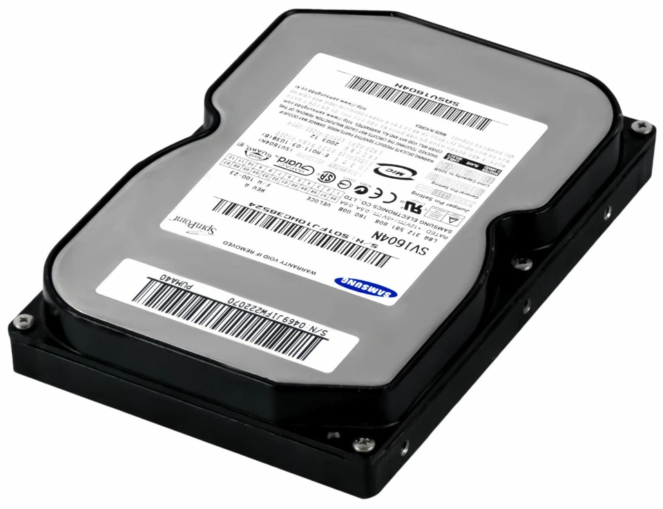 Hard Drive Samsung Spinpoint V80 SV1604N 160GB 5400U/Min 2MB Ide Ata 3.5'' Inch - Image 2 of 3