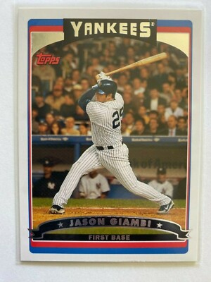 Jason Giambi 2006 Topps Series 1 #121 New York Yankees Card | eBay