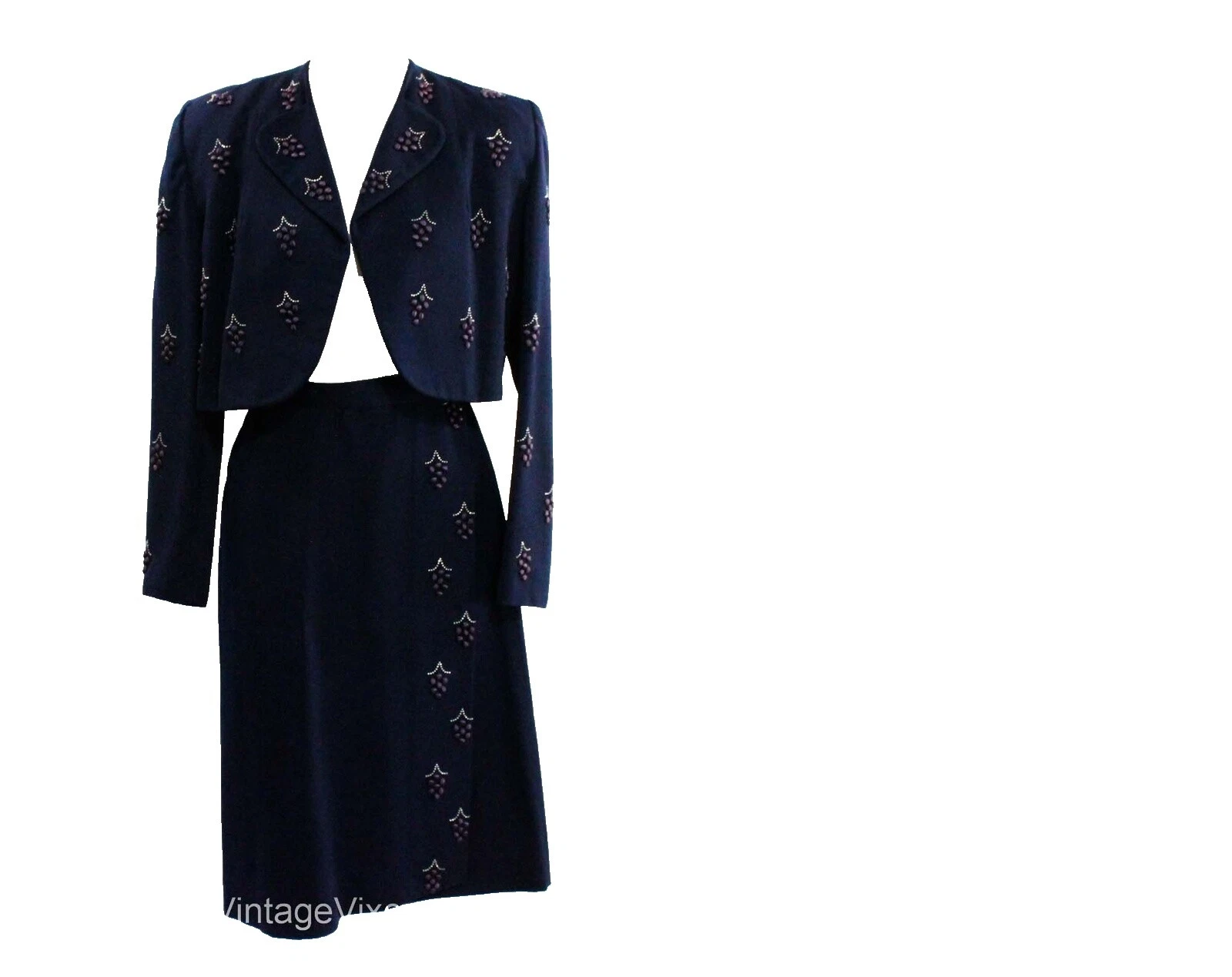 Gabardine Vintage Clothing for Women's Regular Size 4 Women's Size