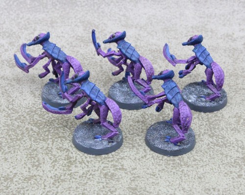 28mm Steampunk VSF SELENITE ALIENS x5 Well Painted Scheltrum Miniatures 26013 - Picture 3 of 3
