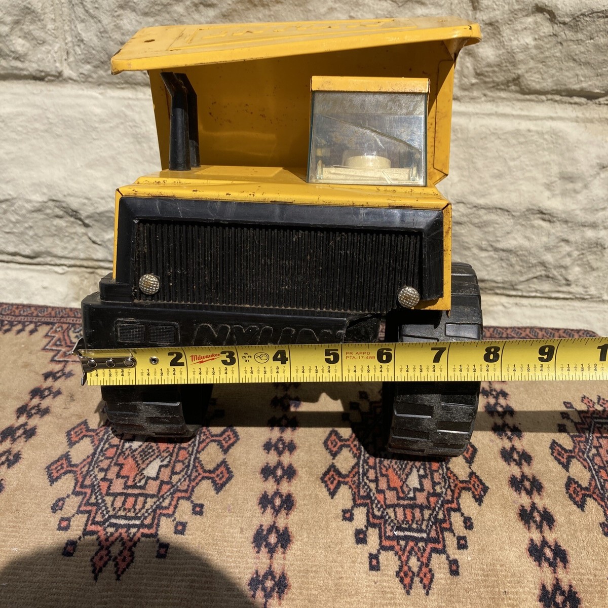 レトロ　NyLint ジャンボダンプカー　ビッグベン Vintage Nylint Construction Dump Truck Jumbo 70s Pressed Steel Toy