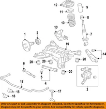 GM OEM 11-17 Caprice,SS Rear Suspension Struts Components-Strut Mount 92252101